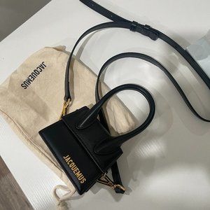 JACQUEMUS black Le Chiquito crossbody bag